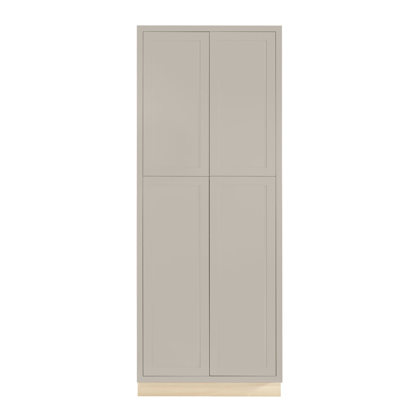 Pantry Tuscan Gray Inset Shaker Cabinet 93" Tall 24", 30" & 36" Wide