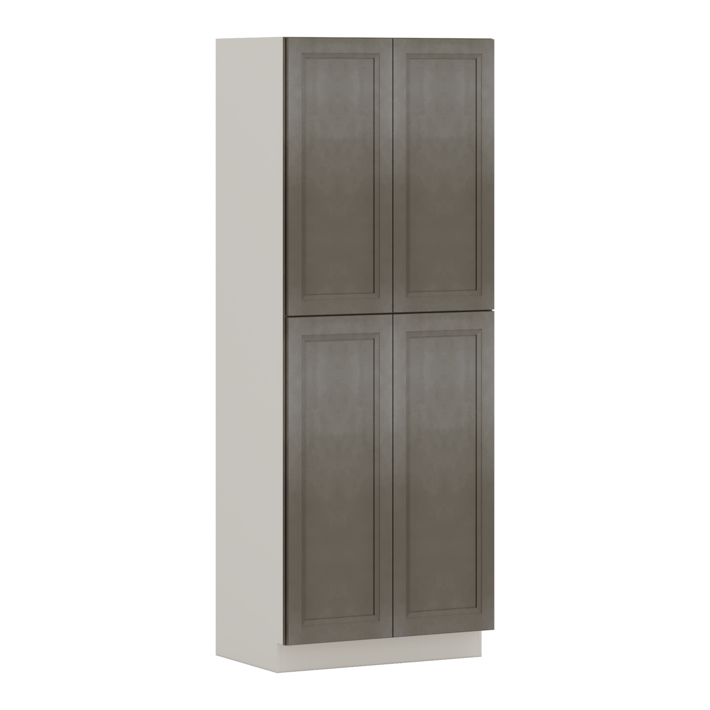 96" Tall Pantry Huntington Cinder Double Shaker Cabinet 18", 24" & 30" Wide
