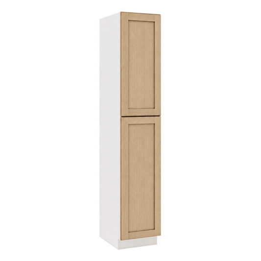 Rift Oak shaker pantry cabinet