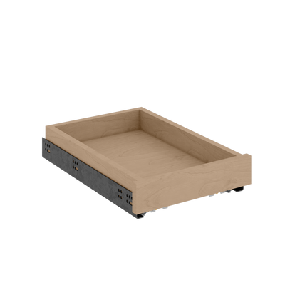 Rollout Tray for ECO include self-close slides | RTA Unassembled | Monaco White Shaker Full Overlay