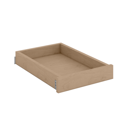 Rollout Tray for MID include soft-close slides | RTA Unassembled | Monaco White Shaker Full Overlay