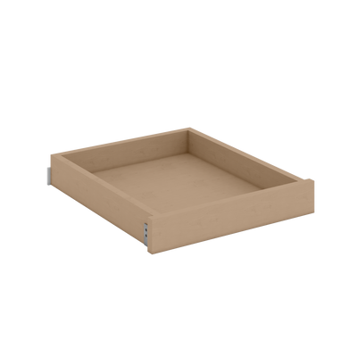 Rollout Tray for MID include soft-close slides | RTA Unassembled | Monaco White Shaker Full Overlay