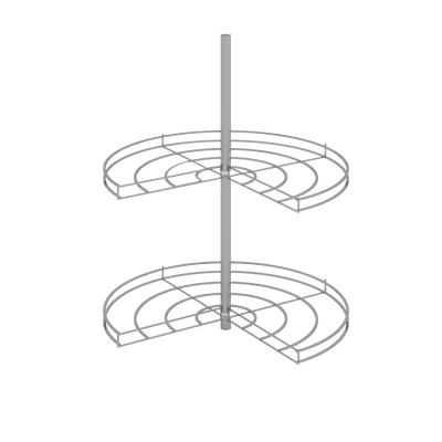 Lazy Susan Shelves | RTA Unassembled | Premium White Shaker Full Overlay