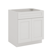 SB30 Honcraft Assembled White Shaker Overlay Kitchen Cabinets