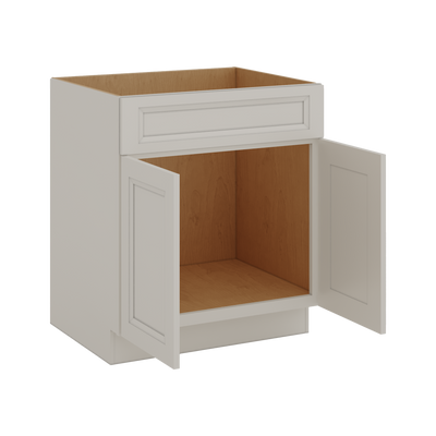 27LGDS Laguna Gray Double Shaker Sink Base 30", 33" & 36"