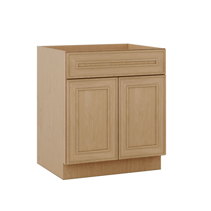 Elegant Oak Shaker Sink Base 33