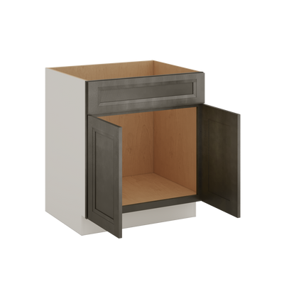 Huntington Cinder Double Shaker Sink Base 30", 33" & 36"