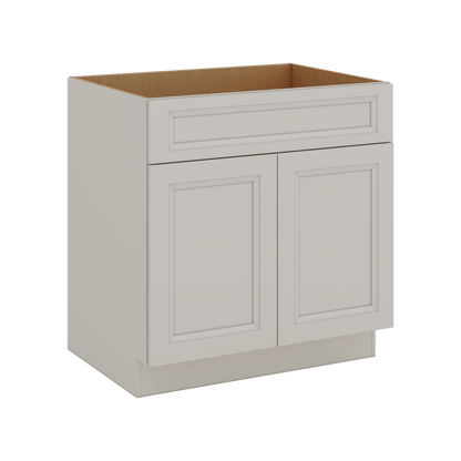 27LGDS Laguna Gray Double Shaker Sink Base 30", 33" & 36"