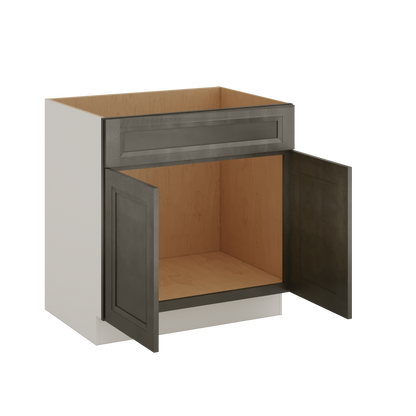 Huntington Cinder Double Shaker Sink Base 30", 33" & 36"
