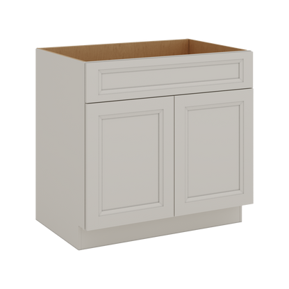 27LGDS Laguna Gray Double Shaker Sink Base 30", 33" & 36"