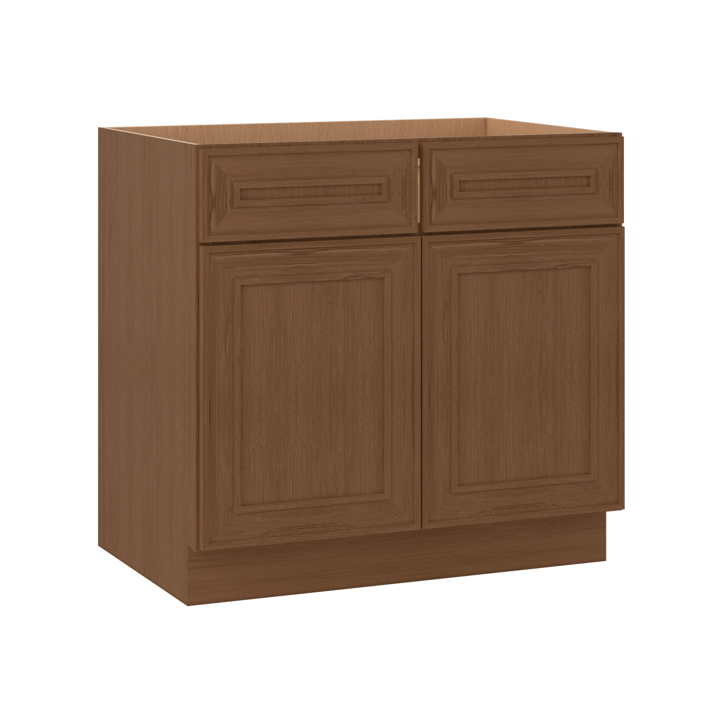 Vanity Sink Base 24", 30" & 36" x 34-1/2" Tall Elegant Craftsman Mocha Shaker 1-1/4" Overlay