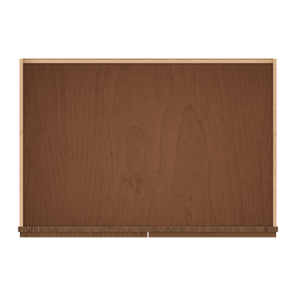 Farm (Apron) Sink Base Elegant Craftsman Mocha Shaker Cabinets 36"