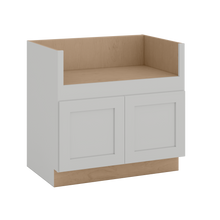 36" & 39" Farm Sink Base Cabinet - 2 Doors | RTA Unassembled | Premium White Shaker Full Overlay