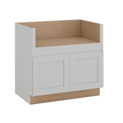 36" & 39" Farm Sink Base Cabinet - 2 Doors | RTA Unassembled | Premium White Shaker Full Overlay