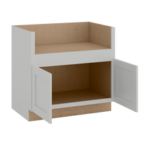 36" & 39" Farm Sink Base Cabinet - 2 Doors | RTA Unassembled | Premium White Shaker Full Overlay