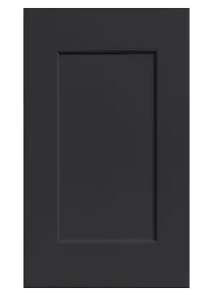 Sample Door Black Shaker 1-1-4 Overlay Kitchen Cabinets