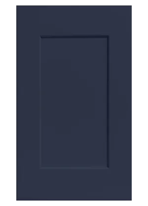 Sample Door Blue Shaker 1-14 Overlay Kitchen Cabinets