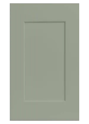 Sample Door Green Shaker 1-1-4 Overlay Kitchen Cabinets