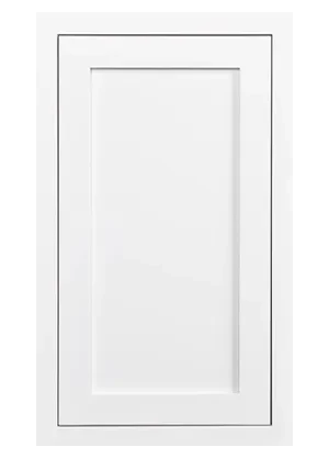 Sample Door White Oak Inset Shaker Kitchen Base Cabinets-Special_Order