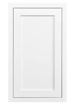 Sample Door White Oak Inset Shaker Kitchen Base Cabinets-Special_Order