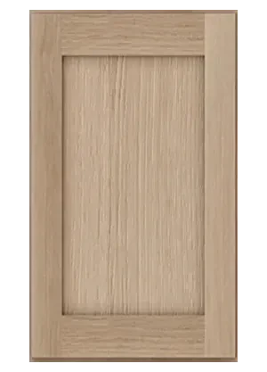 Natural white oak shaker false panel RTA kitchen cabinet