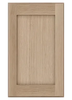 Sample Door Natural Color - White Oak Shaker 1-1/4