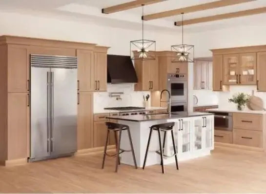 Sandstone Birch Shaker Kitchen Cabinets