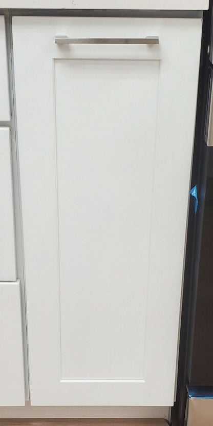 Gray Shaker 1-1/4" Overlay Spice Rack Pullout Base Cabinet 9" & 12" Wide