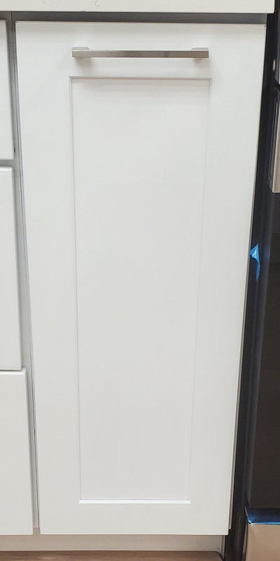 Gray Shaker 1-1/4" Overlay Spice Rack Pullout Base Cabinet 9" & 12" Wide