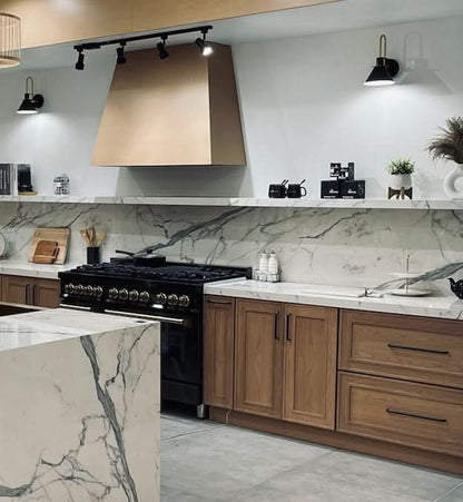 Natural white oak shaker wall cabinet 24"–36" RTA kitchen cabinet – view 8