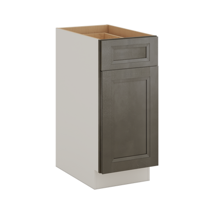 Trash Can Pull Out Base Cabinet Huntington Cinder Double Shaker 15" and 18" Wide