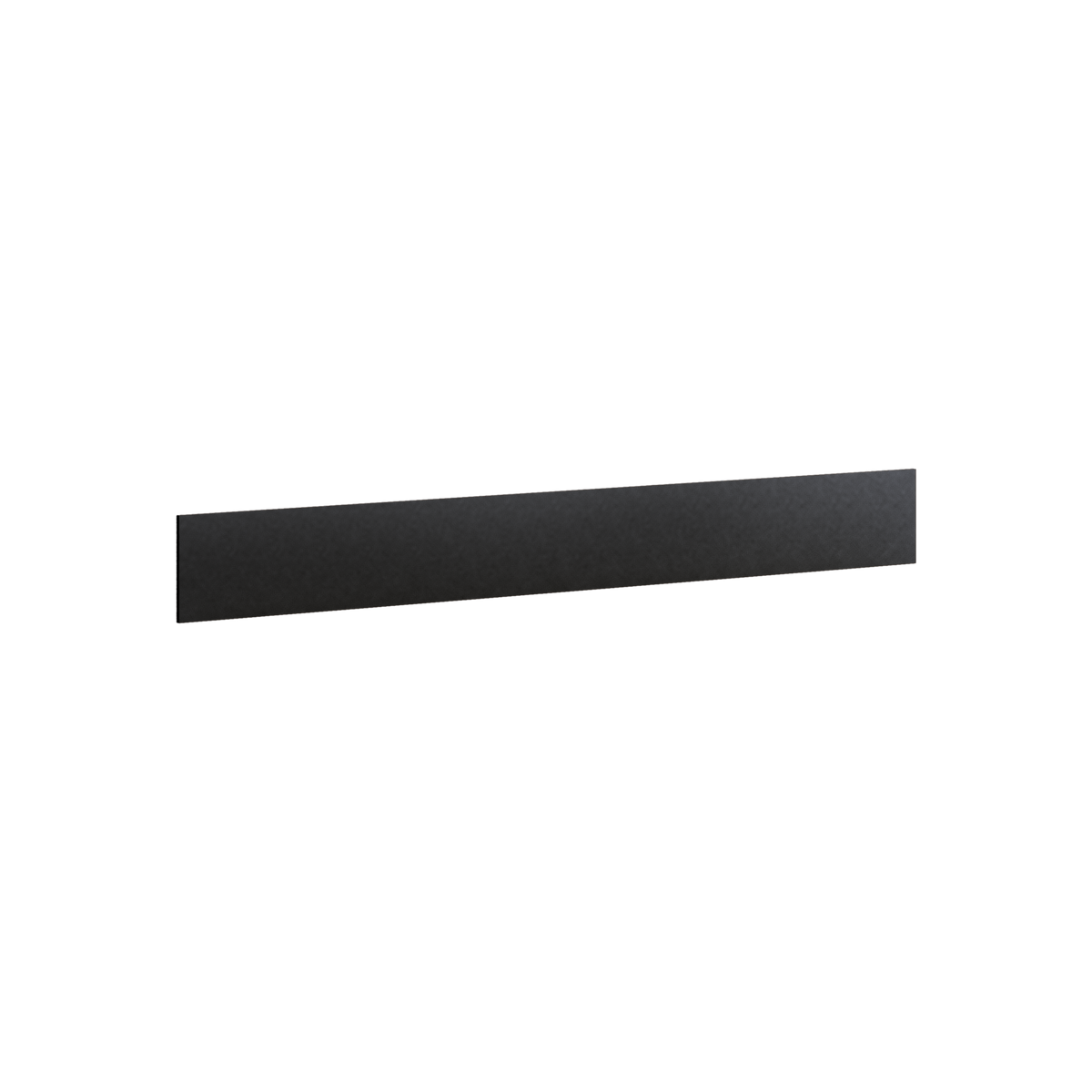Toe Kick Skin Molding Trim Pieces 1/4" x 93" 15HNS Hermosa Noir Black Shaker 1-1/4" Overlay