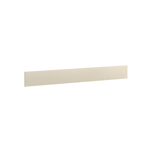 Toe Kick Skin Molding Trim Pieces 1/4" x 93" Manhattan Cream Shaker 1-1/4" Overlay
