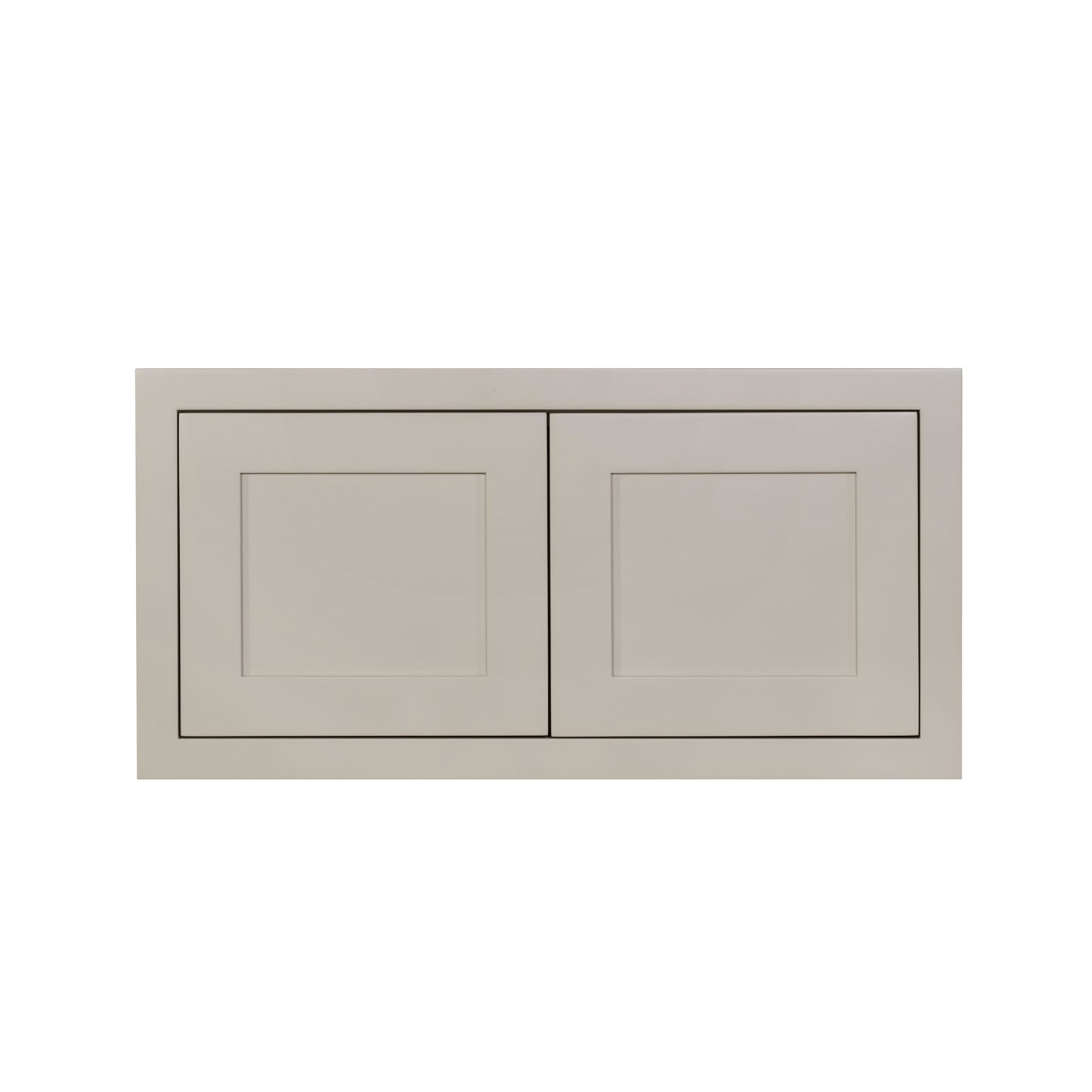 Tuscan Gray 30" wide x 12" deep x 14" high Shaker wall cabinet, Ready-to-Assemble (RTA) kitchen cabinet for kitchen remodels, custom kitchen designs, and new home construction.