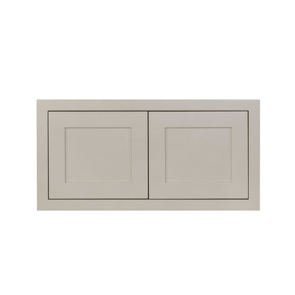 Tuscan Gray 30" wide x 12" deep x 14" high Shaker wall cabinet, Ready-to-Assemble (RTA) kitchen cabinet for kitchen remodels, custom kitchen designs, and new home construction.