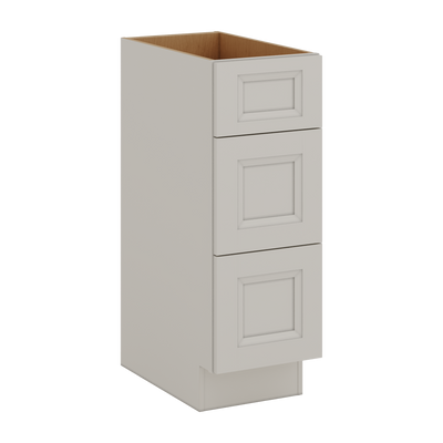 27LGDS Laguna Gray Double Shaker Vanity Drawer Base 12", 15", 18" & 21"