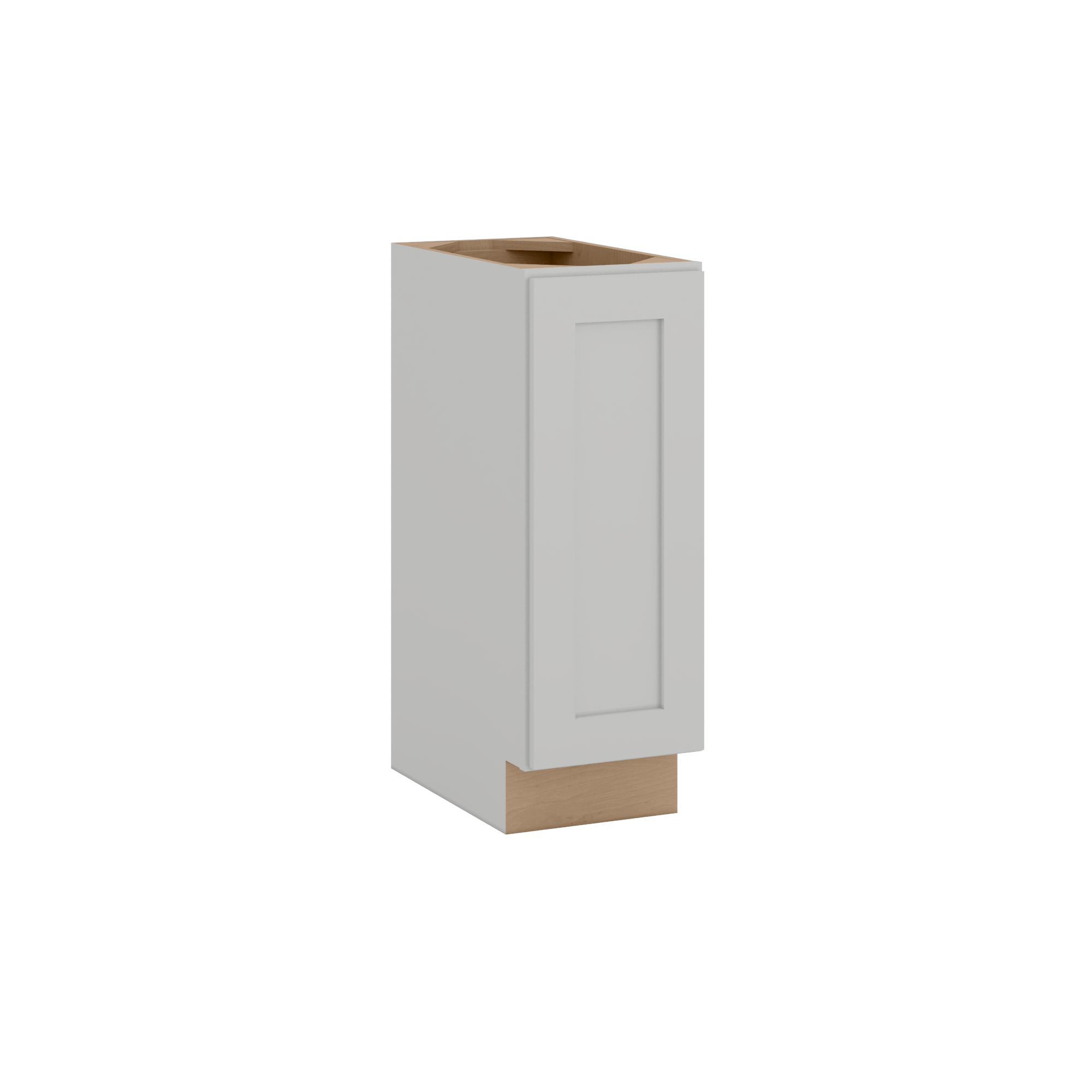 12" Width | Vanity Full Height Door Cabinet | RTA Unassembled | Premium White Shaker Full Overlay