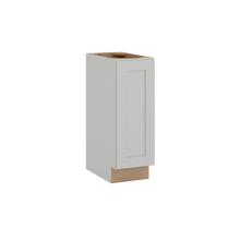 12" Width | Vanity Full Height Door Cabinet | RTA Unassembled | Premium White Shaker Full Overlay