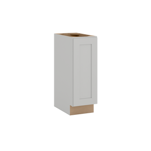 12" Width | Vanity Full Height Door Cabinet | RTA Unassembled | Premium White Shaker Full Overlay