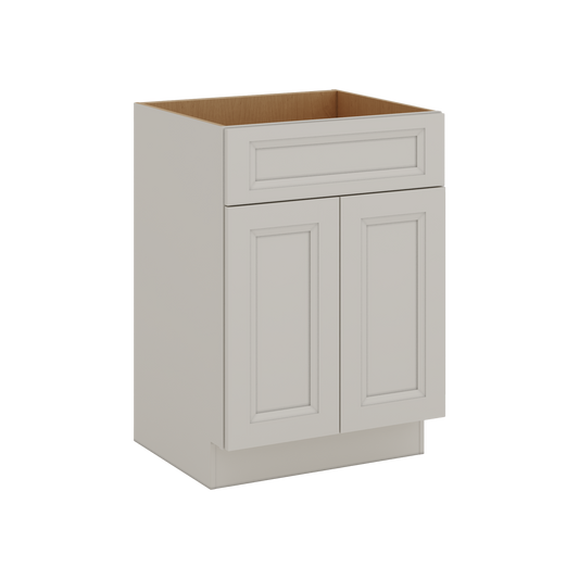 27LGDS Laguna Gray Double Shaker Vanity Sink Base 24", 27", 30" & 36"