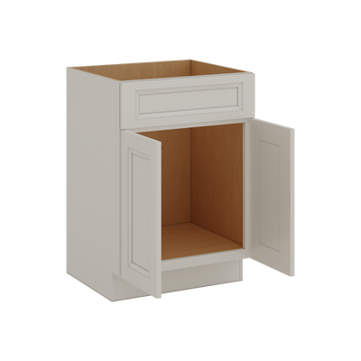 27LGDS Laguna Gray Double Shaker Vanity Sink Base 24", 27", 30" & 36"