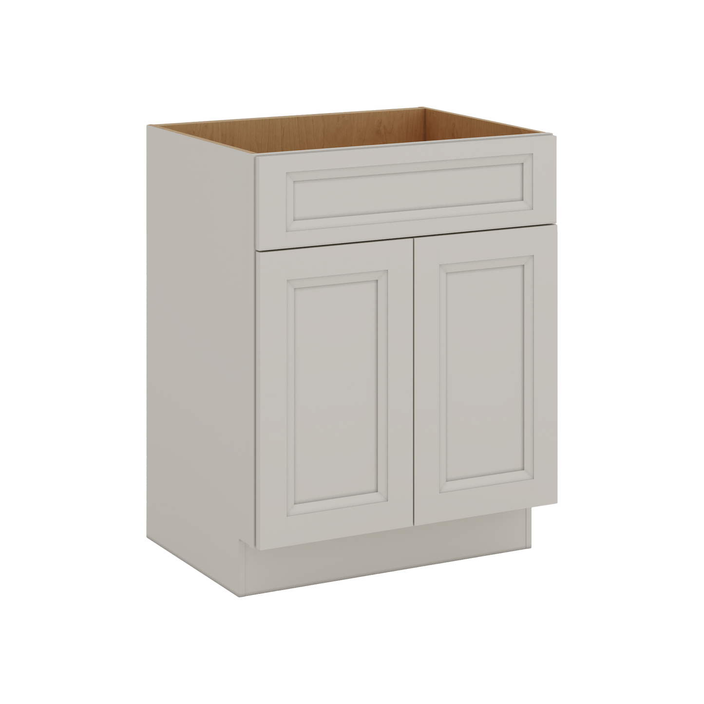 27LGDS Laguna Gray Double Shaker Vanity Sink Base 24", 27", 30" & 36"