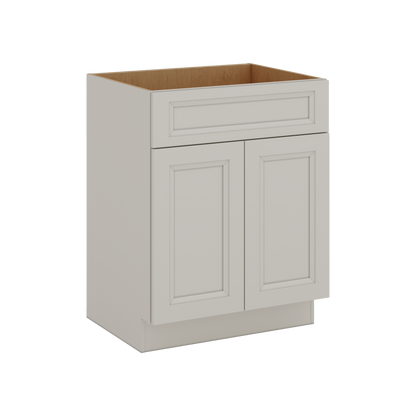 27LGDS Laguna Gray Double Shaker Vanity Sink Base 24", 27", 30" & 36"