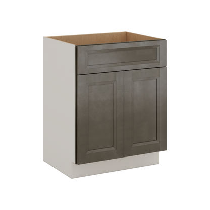 Huntington Cinder Double Shaker Vanity Sink Base 24", 27", 30" & 36"