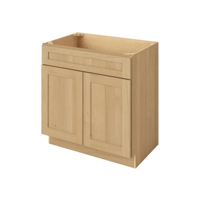 Bathroom Vanity Sink Base Sandstone Shaker Cabinets - 21" Deep 24", 27", 30", 33", 36" & 42" Wide