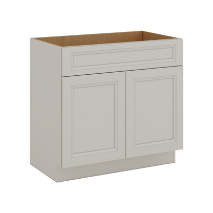 27LGDS Laguna Gray Double Shaker Vanity Sink Base 24", 27", 30" & 36"