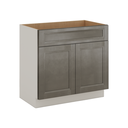 Huntington Cinder Double Shaker Vanity Sink Base 24", 27", 30" & 36"