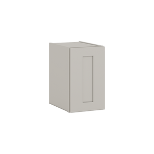 15" Tall 27LGDS Laguna Gray Double Shaker Stackable Wall Cabinet - Single Door 9", 12", 15", 18" & 21" Wide