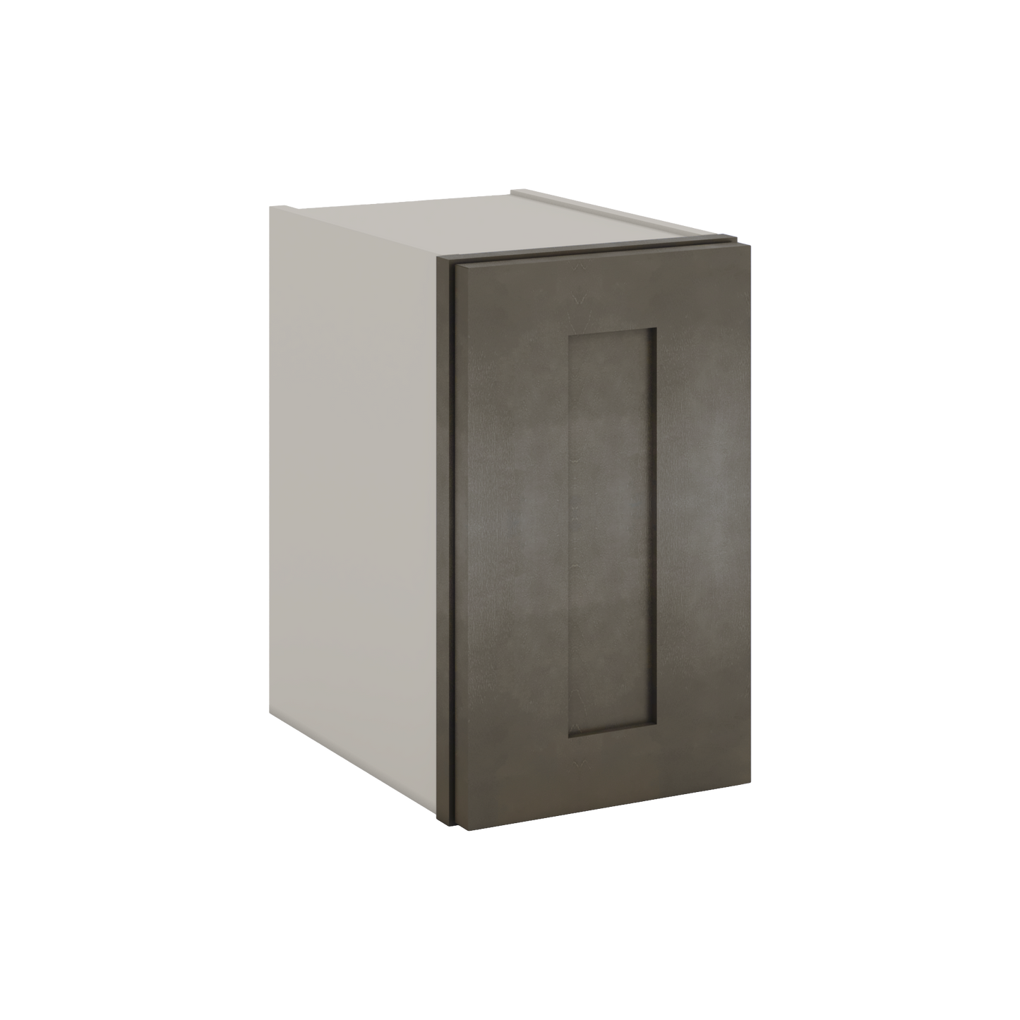 15" Tall Huntington Cinder Double Shaker Stackable Wall Cabinet - Single Door 9", 12", 15", 18" & 21" Wide