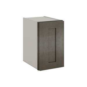 15" Tall Huntington Cinder Double Shaker Stackable Wall Cabinet - Single Door 9", 12", 15", 18" & 21" Wide
